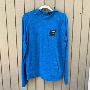 American Eagle Blue Lightweight Logo Hoodie Medium